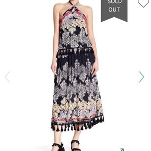 RAGA Vanessa Ruffle Halter Dress